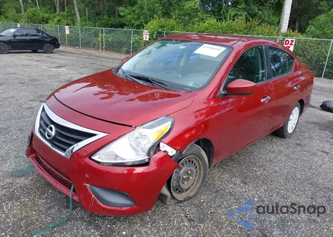 2019 Nissan Versa 1.6 Sv z USA, uszkodzony, nr VIN 3N1CN7APXKL836216